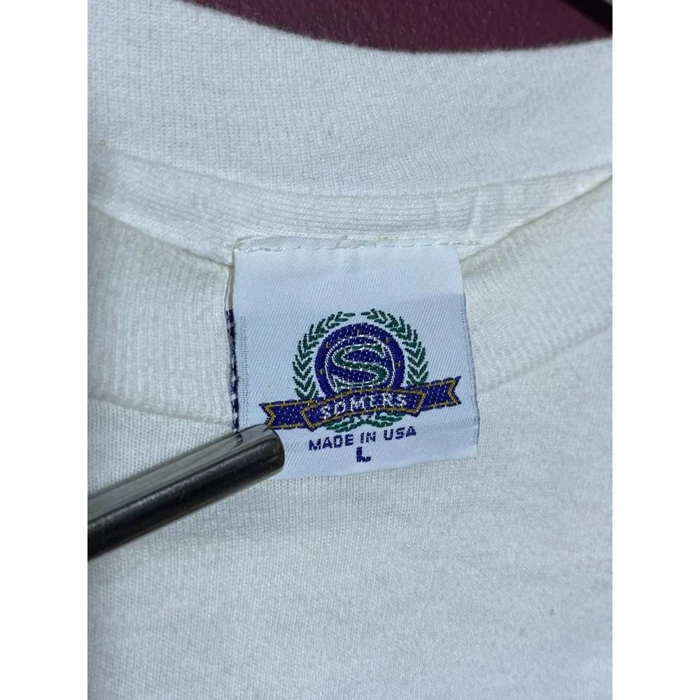 Vintage Somers Maui Hawaii Graphic T-Shirt White Made in USA Cotton